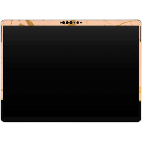 Pink Gold and Black Marble Surface Pro 8 Skin