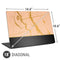 Pink Gold and Black Marble Universal Laptop 18in (14.6 x 10.6in) Skin