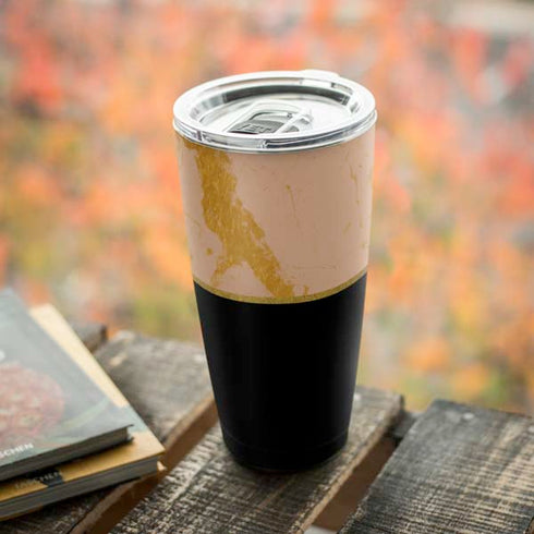 Pink Gold and Black Marble Yeti 20oz Tumbler Skin