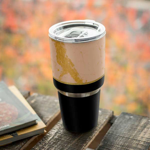 Pink Gold and Black Marble Yeti 30oz Rambler Tumbler Skin