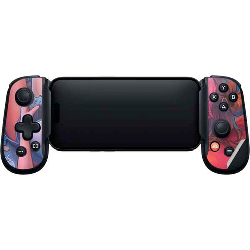Pink Hair Anime Gamer Girl by Ivy Dolamore Backbone One for iPhone Game Controller Skin