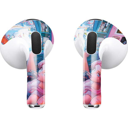 Pink Hair Anime Gamer Girl by Ivy Dolamore Apple AirPods (3rd Gen 2021) Skin