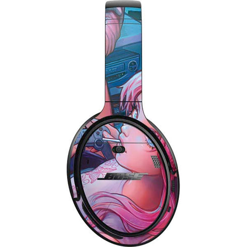 Pink Hair Anime Gamer Girl by Ivy Dolamore Bose QuietComfort 35 Headphones Skin