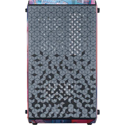 Pink Hair Anime Gamer Girl by Ivy Dolamore Cooler Master MasterBox Q300L Mini Tower Skin