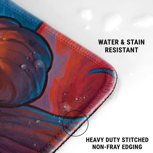 Pink Hair Anime Gamer Girl by Ivy Dolamore Gaming Mouse Pad