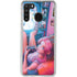 Pink Hair Anime Gamer Girl by Ivy Dolamore Galaxy A21 Clear Case