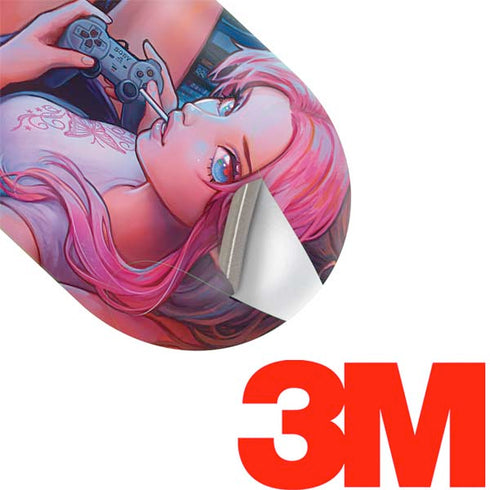 Pink Hair Anime Gamer Girl by Ivy Dolamore Galaxy Buds Plus Skin