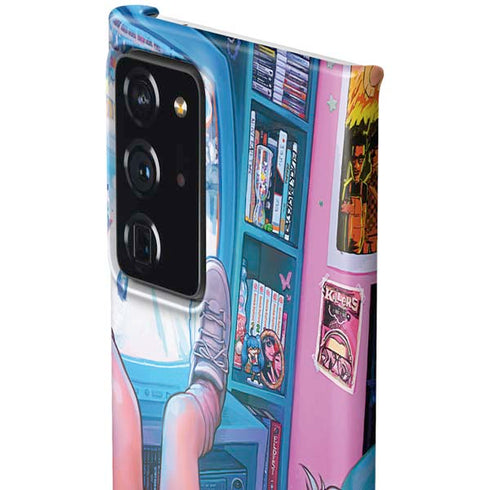 Pink Hair Anime Gamer Girl by Ivy Dolamore Galaxy Note20 Ultra 5G Lite Case