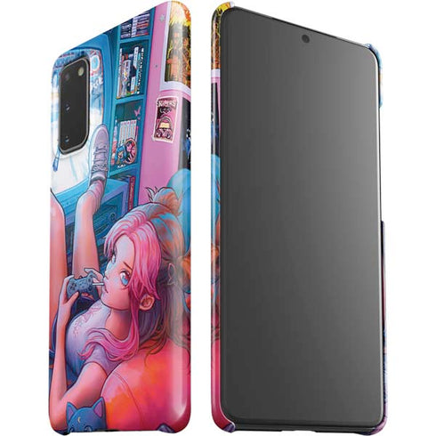 Pink Hair Anime Gamer Girl by Ivy Dolamore Galaxy S20 Lite Case