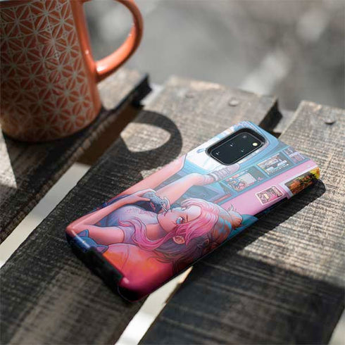 Pink Hair Anime Gamer Girl by Ivy Dolamore Galaxy S20 Plus Pro Case