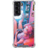 Pink Hair Anime Gamer Girl by Ivy Dolamore Galaxy S21 5G Clear Case