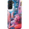 Pink Hair Anime Gamer Girl by Ivy Dolamore Galaxy S21 FE Pro Case