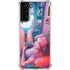 Pink Hair Anime Gamer Girl by Ivy Dolamore Galaxy S21 Plus 5G Clear Case