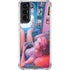 Pink Hair Anime Gamer Girl by Ivy Dolamore Galaxy S22 Clear Case