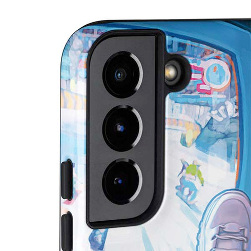 Pink Hair Anime Gamer Girl by Ivy Dolamore Galaxy S22 Pro Case