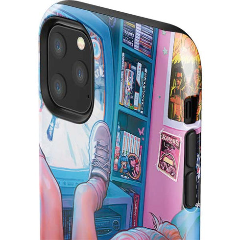 Pink Hair Anime Gamer Girl by Ivy Dolamore iPhone 11 Pro Max Impact Case