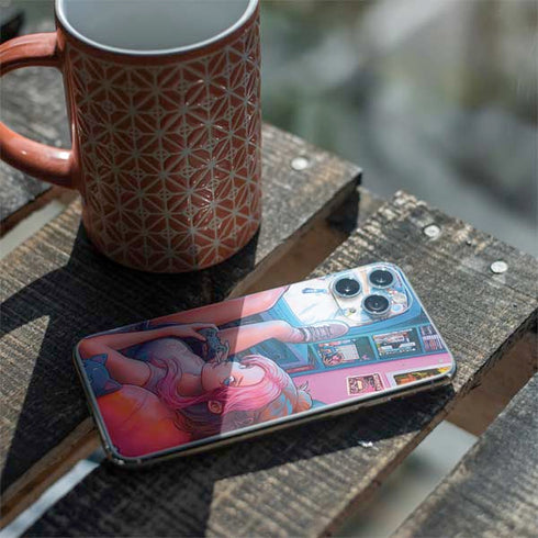 Pink Hair Anime Gamer Girl by Ivy Dolamore iPhone 11 Pro Skin