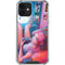 Pink Hair Anime Gamer Girl by Ivy Dolamore iPhone 12 Clear Case