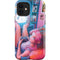 Pink Hair Anime Gamer Girl by Ivy Dolamore iPhone 12 Impact Case