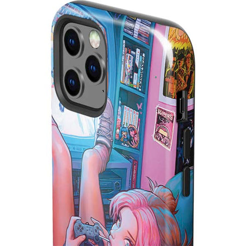 Pink Hair Anime Gamer Girl by Ivy Dolamore iPhone 12 Pro Impact Case