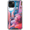 Pink Hair Anime Gamer Girl by Ivy Dolamore iPhone 13 Mini Clear Case