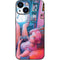 Pink Hair Anime Gamer Girl by Ivy Dolamore iPhone 13 Mini Skin