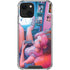 Pink Hair Anime Gamer Girl by Ivy Dolamore iPhone 14 Plus Clear Case