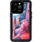Pink Hair Anime Gamer Girl by Ivy Dolamore iPhone 14 Pro Waterproof Case