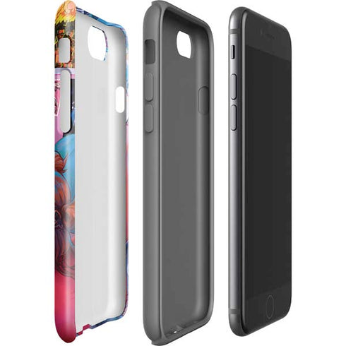 Pink Hair Anime Gamer Girl by Ivy Dolamore iPhone SE (2nd & 3rd Gen) Pro Case