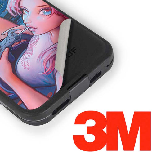 Pink Hair Anime Gamer Girl by Ivy Dolamore LifeProof Fre iPhone Skin