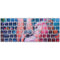 Pink Hair Anime Gamer Girl by Ivy Dolamore Magic Keyboard Skin