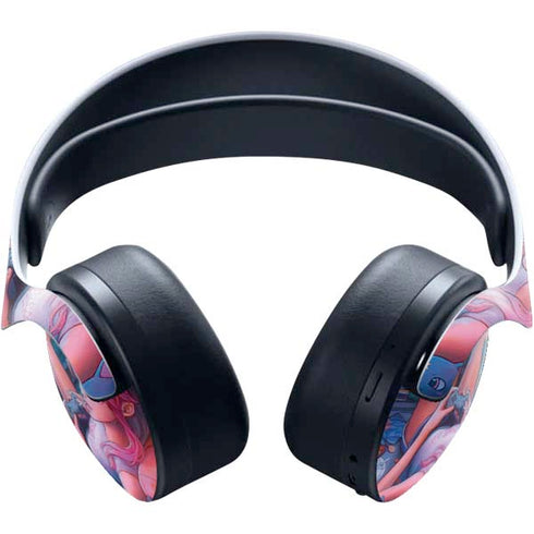 Pink Hair Anime Gamer Girl by Ivy Dolamore PULSE 3D Wireless Headset for PS5 Skin