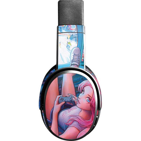 Pink Hair Anime Gamer Girl by Ivy Dolamore Skullcandy Crusher Wireless Skin