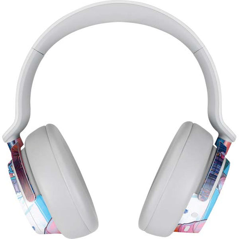 Pink Hair Anime Gamer Girl by Ivy Dolamore Surface Headphones Skin