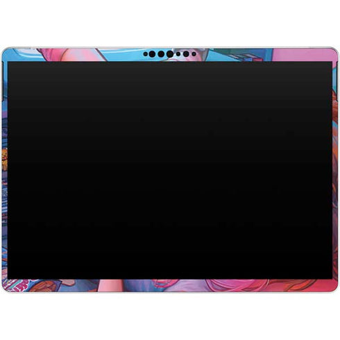 Pink Hair Anime Gamer Girl by Ivy Dolamore Surface Pro 9 Skin