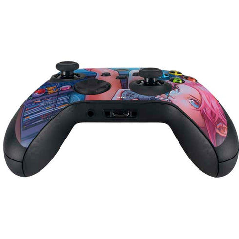 Pink Hair Anime Gamer Girl by Ivy Dolamore Xbox Series X Controller Skin
