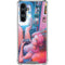 Pink Hair Anime Gamer Girl by Ivy Dolamore Galaxy S23 FE Clear Case