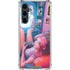 Pink Hair Anime Gamer Girl by Ivy Dolamore Galaxy S23 FE Clear Case