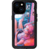 Pink Hair Anime Gamer Girl by Ivy Dolamore iPhone 15 Waterproof Case