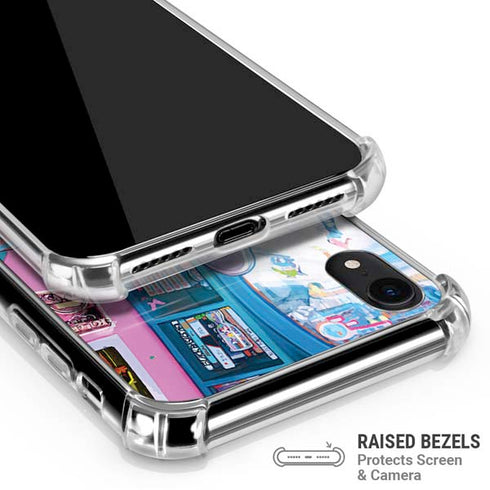 Pink Hair Anime Gamer Girl by Ivy Dolamore iPhone XR Clear Case