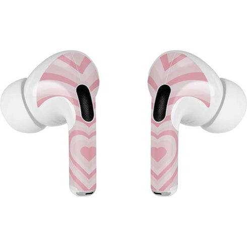 Pink Heart Pattern AirPods Pro 2nd Gen Skin