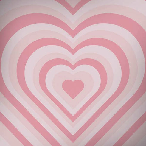 Pink Heart Pattern Dell Alienware Skin