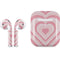 Pink Heart Pattern Apple AirPods 2 Skin