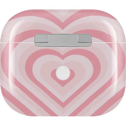 Pink Heart Pattern Apple AirPods (3rd Gen 2021) Skin