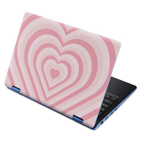 Pink Heart Pattern Aspire R11 11.6in Skin