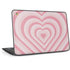 Pink Heart Pattern HP Chromebook Skin
