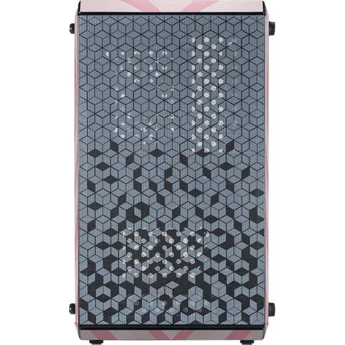 Pink Heart Pattern Cooler Master MasterBox Q300L Mini Tower Skin