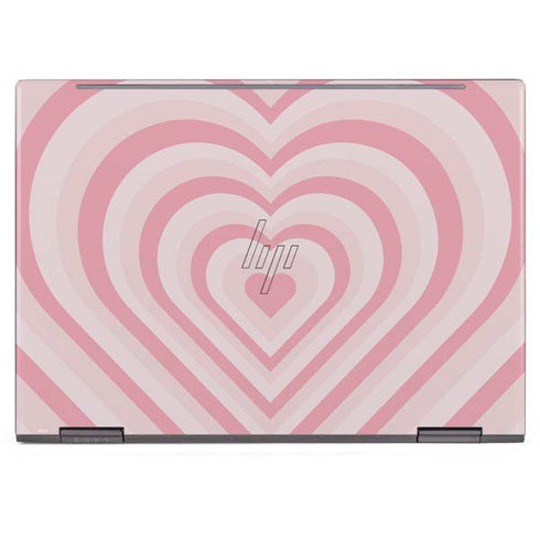 Pink Heart Pattern HP Envy Skin