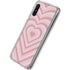 Pink Heart Pattern Galaxy A10e Clear Case