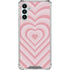 Pink Heart Pattern Galaxy A13 5G Clear Case